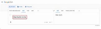Google Dịch Tiếng Đức Việt