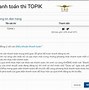 Hướng Dẫn Xem Điểm Thi Topik Online